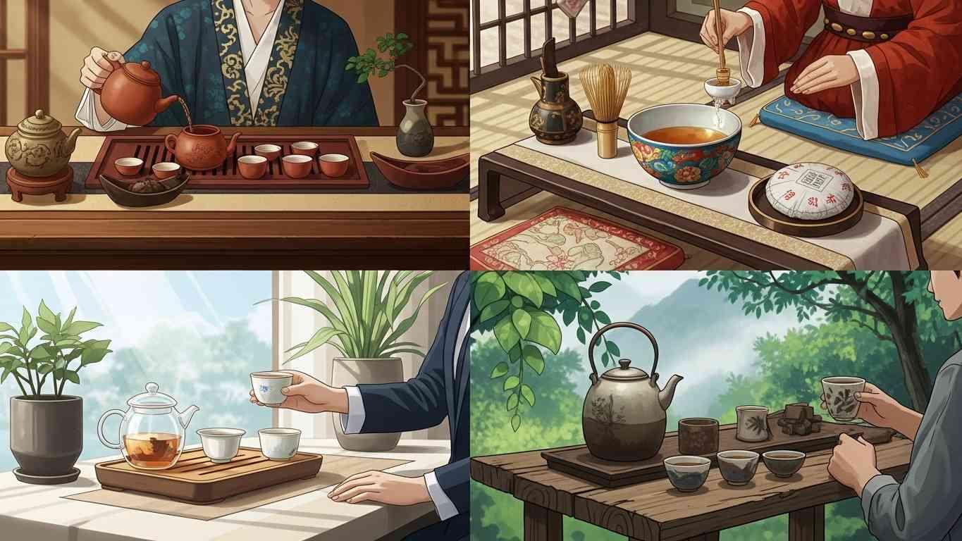 osnovnye vidy kitajskoj chajnoj tseremonii 1